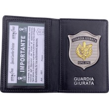 601SP Portafoglio in Pelle Guardia Giurata Senza Placca by Ascot