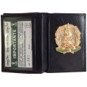 561P Portafoglio in Pelle Guardia di Finanza Senza Placca by Ascot