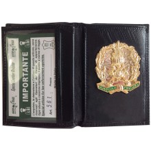 561P Portafoglio in Pelle Guardia di Finanza Senza Placca by Ascot