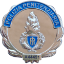 AS44/A Placca Polizia Penitenziaria Argento Satinato by Ascot