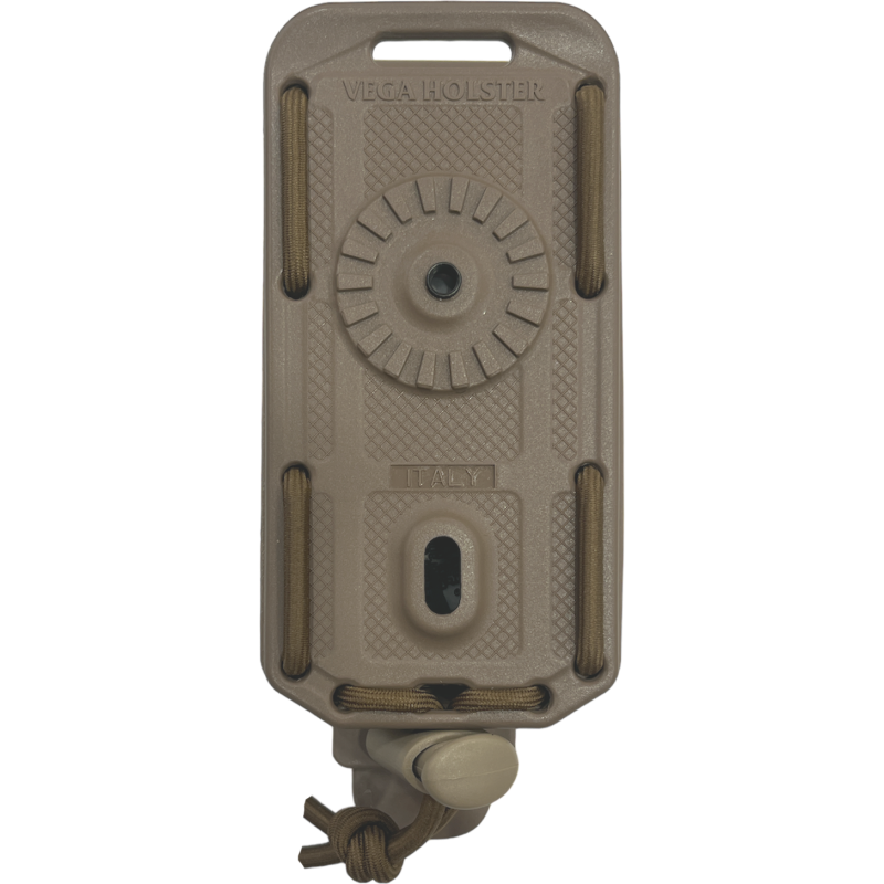 8BL01 Bungy Porta Caricatore 9mm in Polimero Gommato Colore Tan by Veg