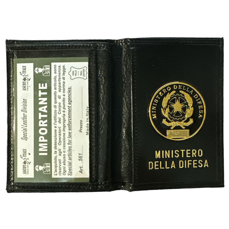 561MD Portafoglio con Placca Ministero Difesa Con Placca by Ascot
