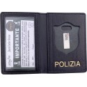 601SP Portafoglio in Pelle Polizia di Stato Senza Placca by Ascot