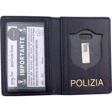 601SP Portafoglio in Pelle Polizia di Stato Senza Placca by Ascot