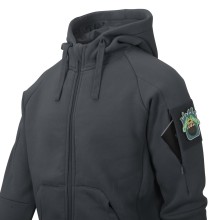 Felpa Urban Tactical Hoodie Lite Fullzip colore Nero by Helikon-Tex