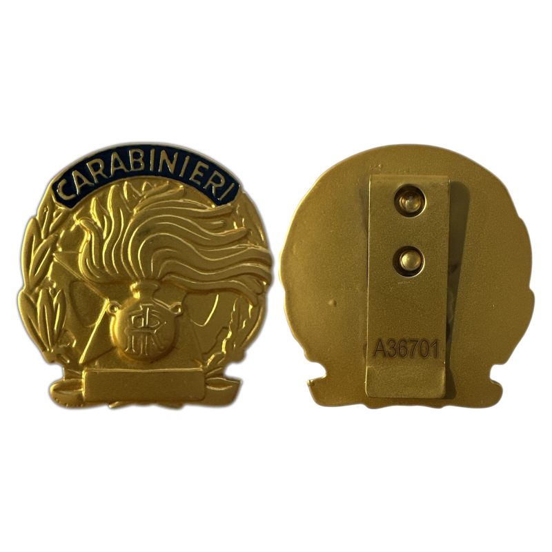 AS09 Placca Arma dei Carabinieri Oro Satinato by Ascot