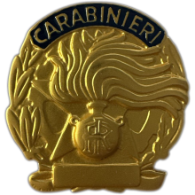 AS09 Placca Arma dei Carabinieri Oro Satinato by Ascot