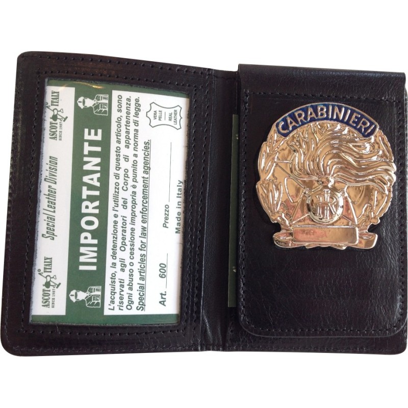 600SP Portafoglio in Pelle Carabinieri SENZA PLACCA by Ascot