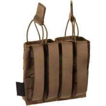 Tasca Doppia Porta Caricatori 5.56 Laser Cut colore Coyote By Invader Gear