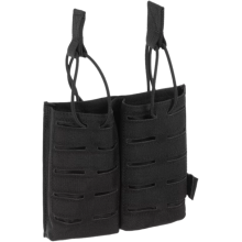 Tasca Doppia Porta Caricatori 5.56 Laser Cut colore Nero By Invader Gear