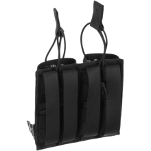 Tasca Doppia Porta Caricatori 5.56 Laser Cut colore Nero By Invader Gear