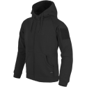 Felpa Urban Tactical Hoodie Lite Fullzip colore Nero by Helikon-Tex