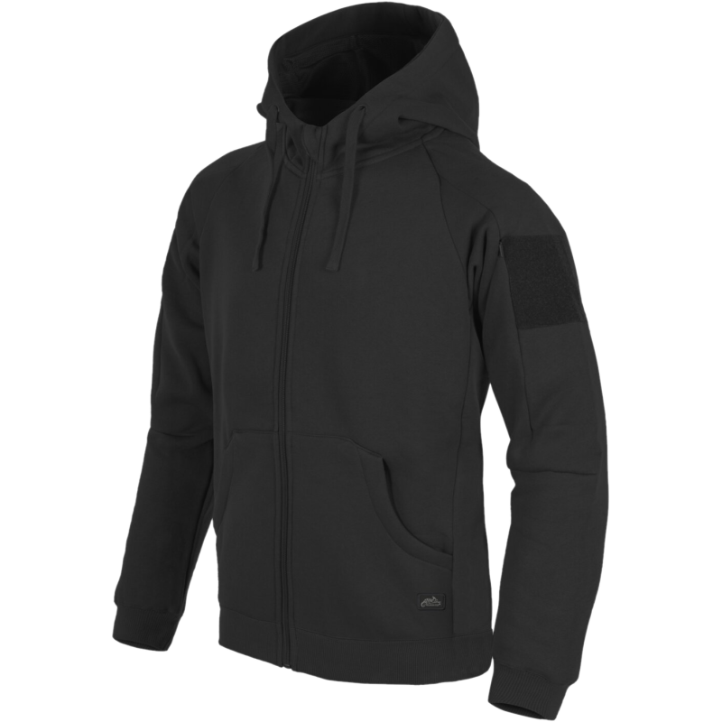 Felpa Urban Tactical Hoodie Lite Fullzip colore Nero by Helikon-Tex