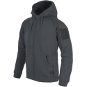 Felpa Urban Tactical Hoodie Lite Fullzip colore Grey by Helikon-Tex