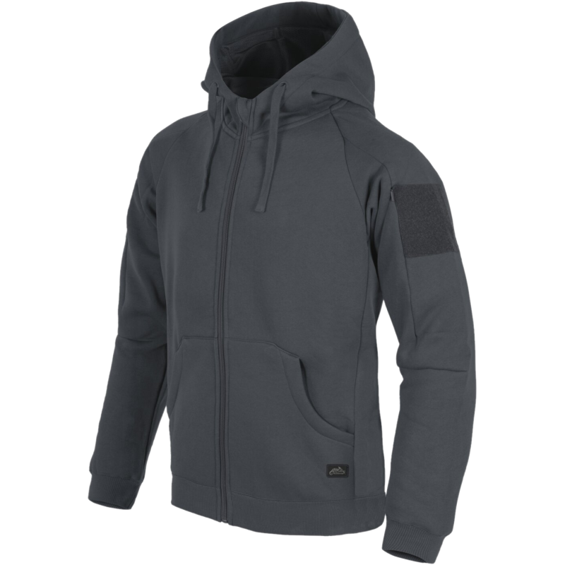 Felpa Urban Tactical Hoodie Lite Fullzip colore Grey by Helikon-Tex