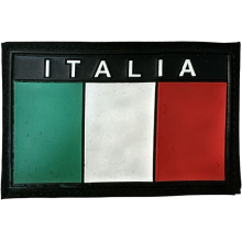 Patch Italia PVC con velcro