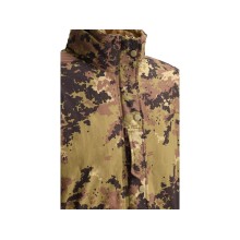 Giacca Reversibile con Sacchetto di Compressione Colore Vegetato/Tan b