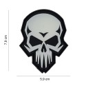 Patch PVC Psyco Skull Glow