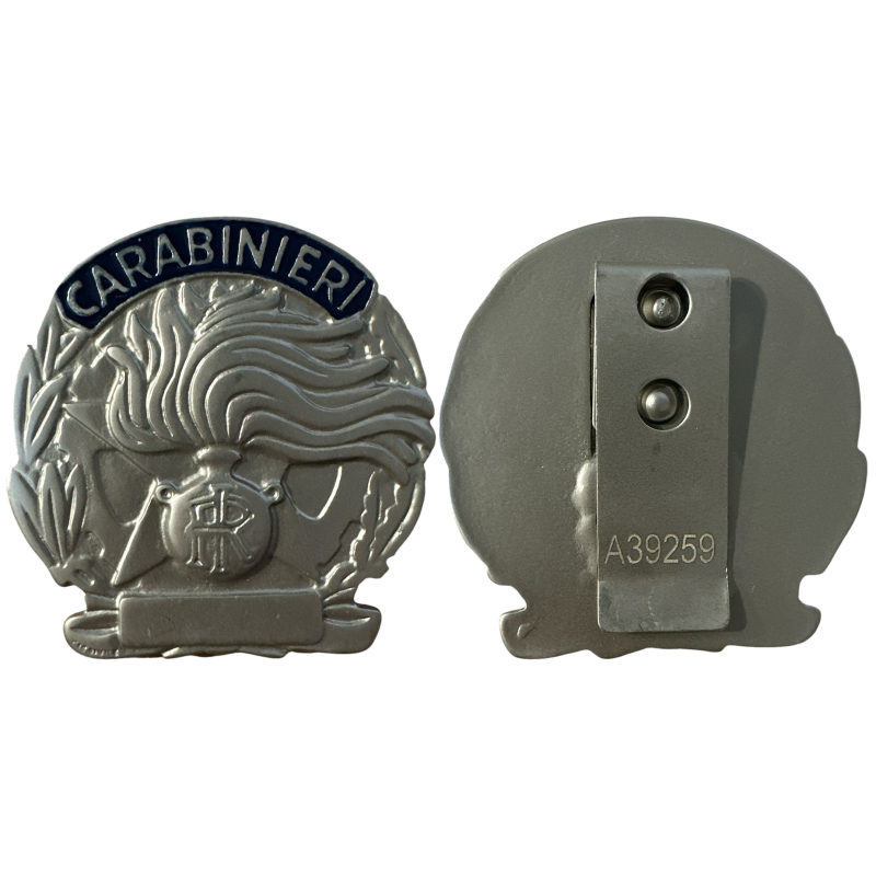 AS10 Placca Arma dei Carabinieri Argento Satinato by Ascot