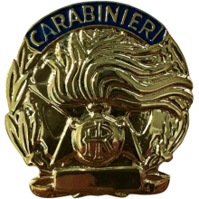 AS07 Placca Arma dei Carabinieri Oro Lucido by Ascot