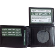 260SP Portafoglio in Pelle Polizia Penitenziaria SENZA PLACCA By Ascot