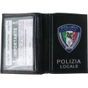561P Portafoglio in Pelle Polizia Locale Logo Pegaso by Ascot