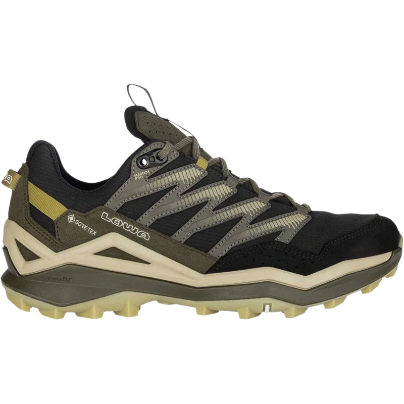 Scarpone Anfibio Maddox Pro GTX LO Colore Black/Olive by LOWA