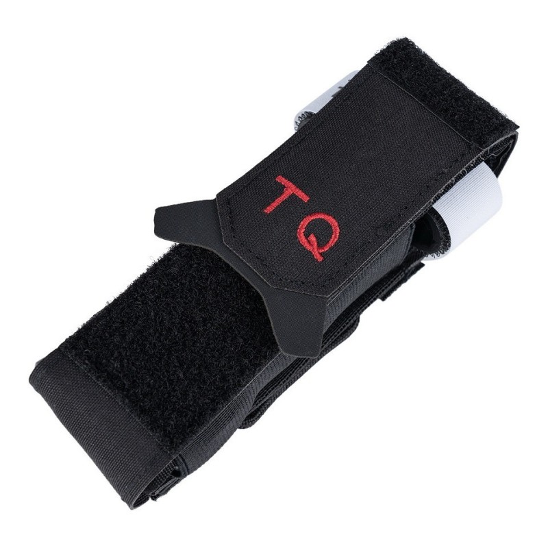Tasca Porta Tourniquet in Cordura con Velcro Colore Nero
