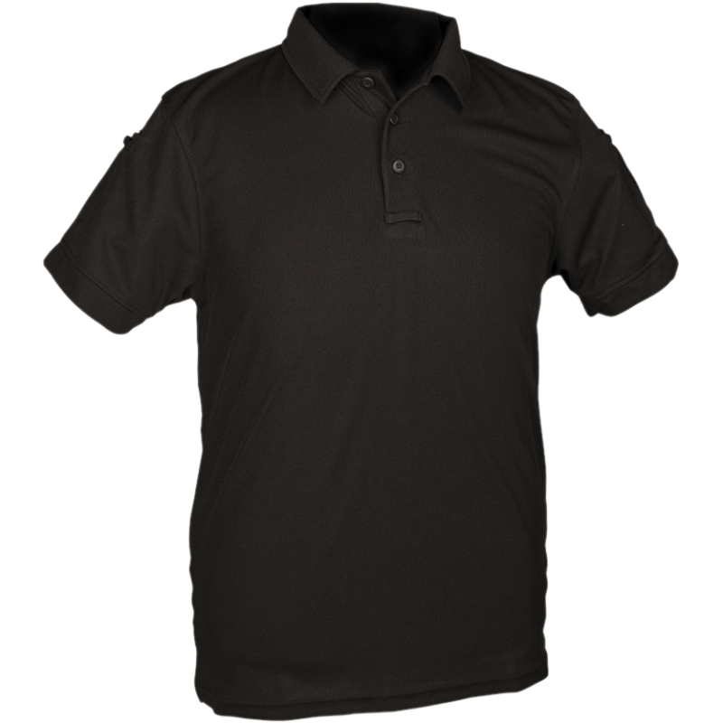 Polo Tattica Quick Dry Colore Nera by Mil-Tec