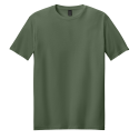 T-Shirt 100% Cotone Colore Verde Militare by Gildan