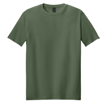 T-Shirt 100% Cotone Colore Verde Militare by Gildan