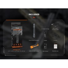PD32 R Torcia Led 1400 Lumen By Fenix