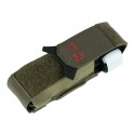 Tasca Porta Tourniquet in Cordura con Velcro Colore Verde