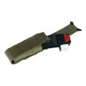 Tasca Porta Tourniquet in Cordura con Velcro Colore Verde
