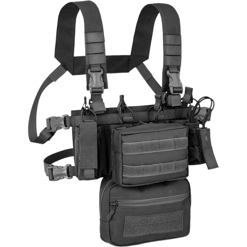 Mini Chest Rig Generazione 2 (Nero) by Defcon 5