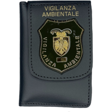 Portafoglio con placca Vigilanza Ambientale by Vega Holster