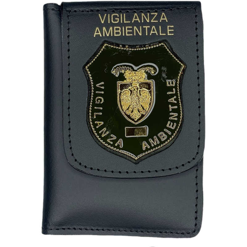 Portafoglio con placca Vigilanza Ambientale by Vega Holster