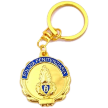 Portachiavi Polizia Penitenziaria Dorato by Ascot