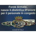Distintivo Encomio D'onore/Congedo Forze Armate