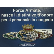 Distintivo Encomio D'onore/Congedo Forze Armate