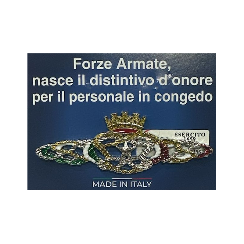 Distintivo Encomio D'onore/Congedo Forze Armate