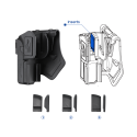 Fondina Universale per Pistole con Rail by Amomax