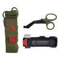 Kit Tasca/Tourniquet/Forbici (Olive Drab) by Rhino Rescue