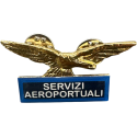 Spilla Aquila in Metallo Servizi Aeroportuali GPG
