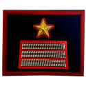 Grado Velcro CC Luogotenente Polo 5X4 cm prodotto ufficiale