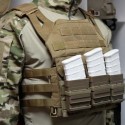 Doppio Porta Caricatore Fast Mag 556 per MOLLE Colore Tan by FMA