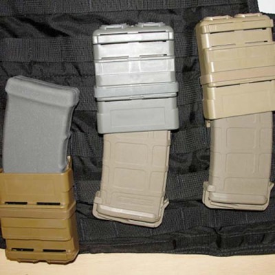 Doppio Porta Caricatore Fast Mag 556 per MOLLE Colore Tan by FMA