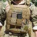 Doppio Porta Caricatore Fast Mag 556 per MOLLE Colore Tan by FMA