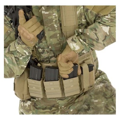 Doppio Porta Caricatore Fast Mag 556 per MOLLE Colore Tan by FMA