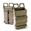Doppio Porta Caricatore Fast Mag 556 per MOLLE Colore Tan by FMA